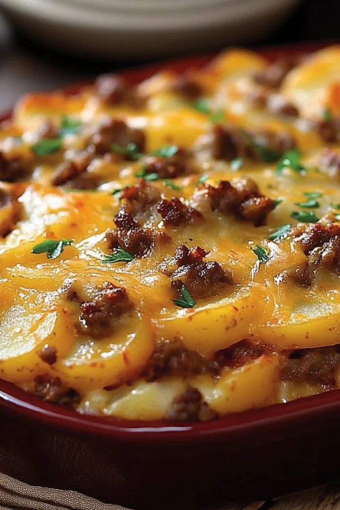 Hamburger Potato Casserole