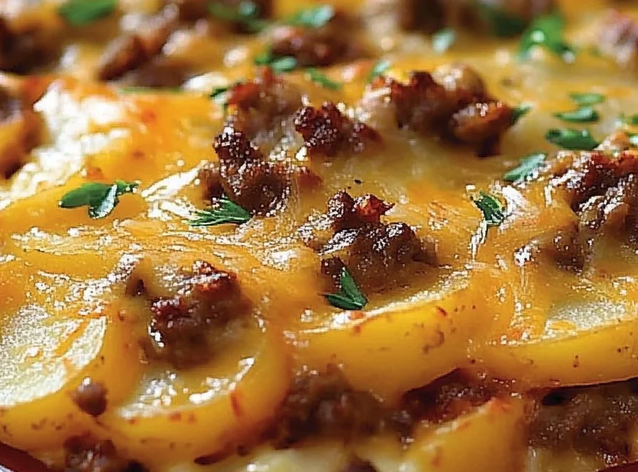 Hamburger Potato Casserole