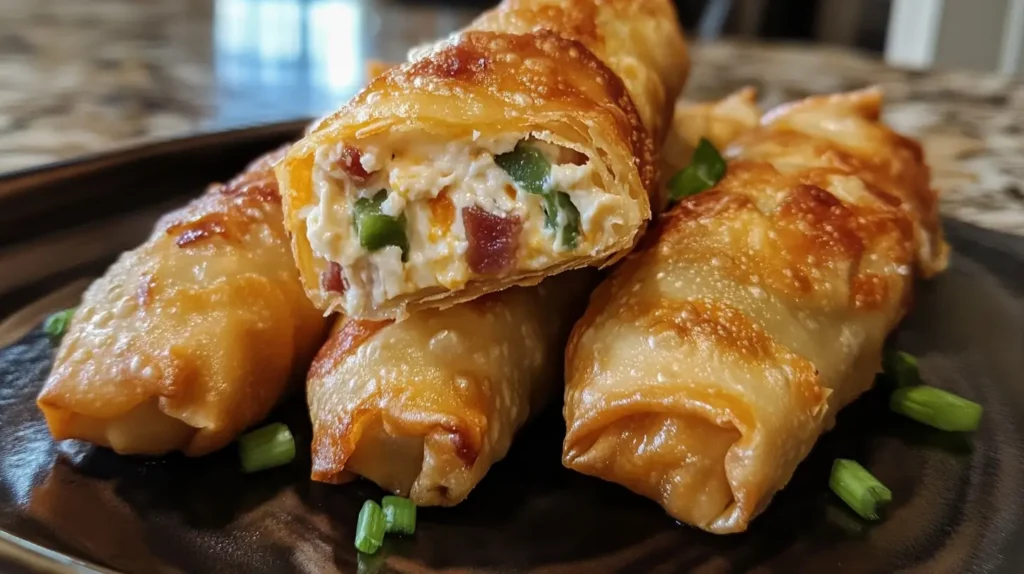 Jalapeno Popper Egg Rolls