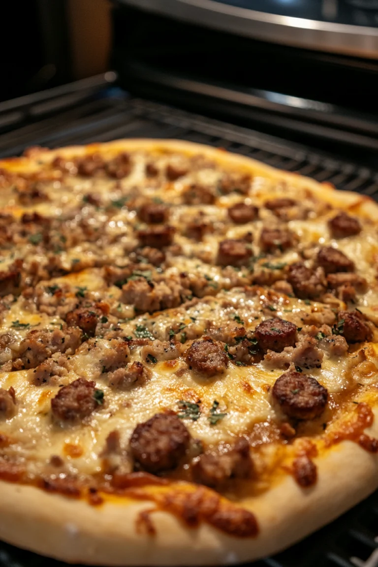 Sausage Gravy Breakfast Pizza