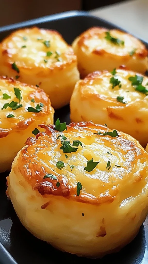 Cheesy Mashed Potato Puffs