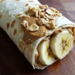 Peanut butter and banana wrap