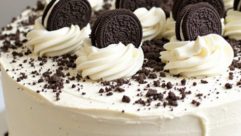 Vanilla Oreo Cake