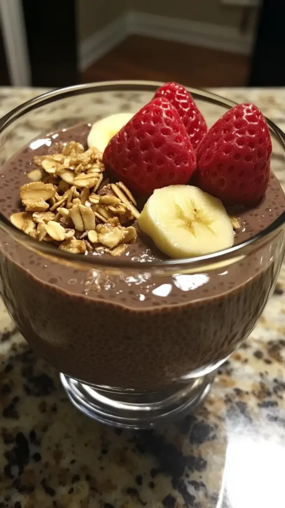 chocolate chia seed pudding