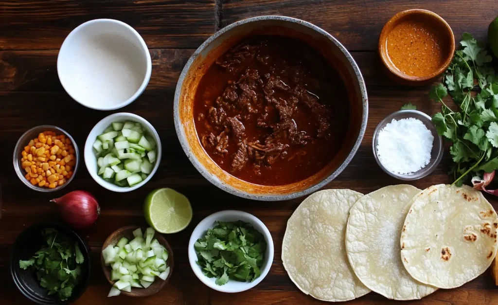 Birria Tacos Ingredients