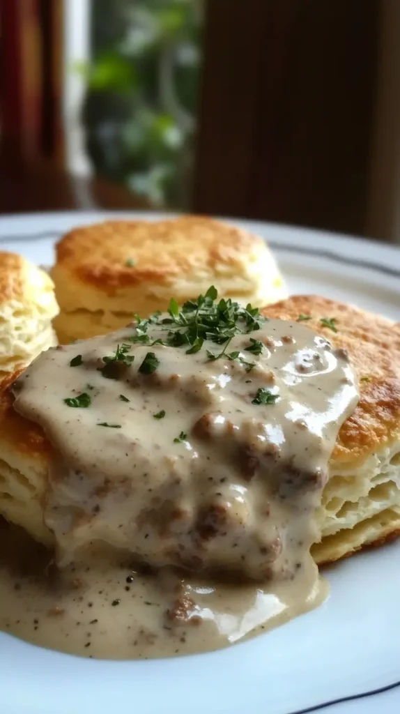 Biscuits and Sausage Gravy