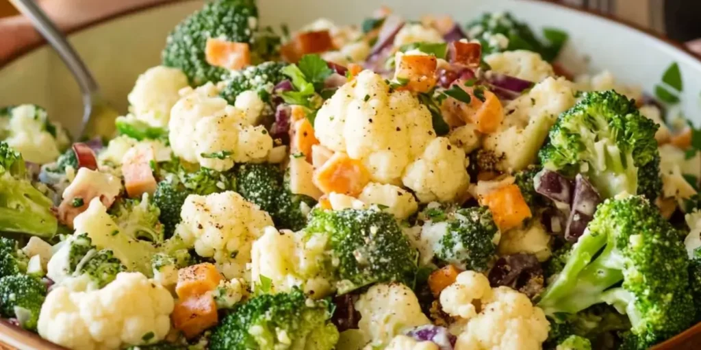 Broccoli Cauliflower Salad Recipe