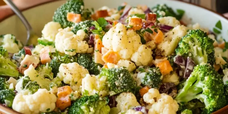 Broccoli Cauliflower Salad Recipe