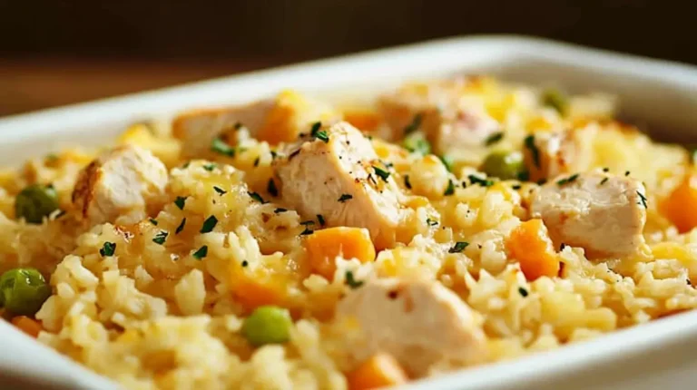 Cheesy Chicken and Rice Casserole