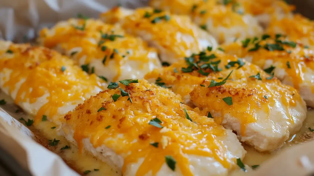 Crispy Cheddar Chicken Recipe
