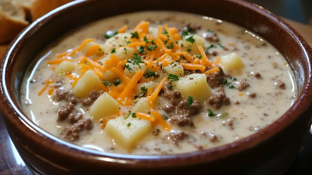 Hamburger Potato Soup