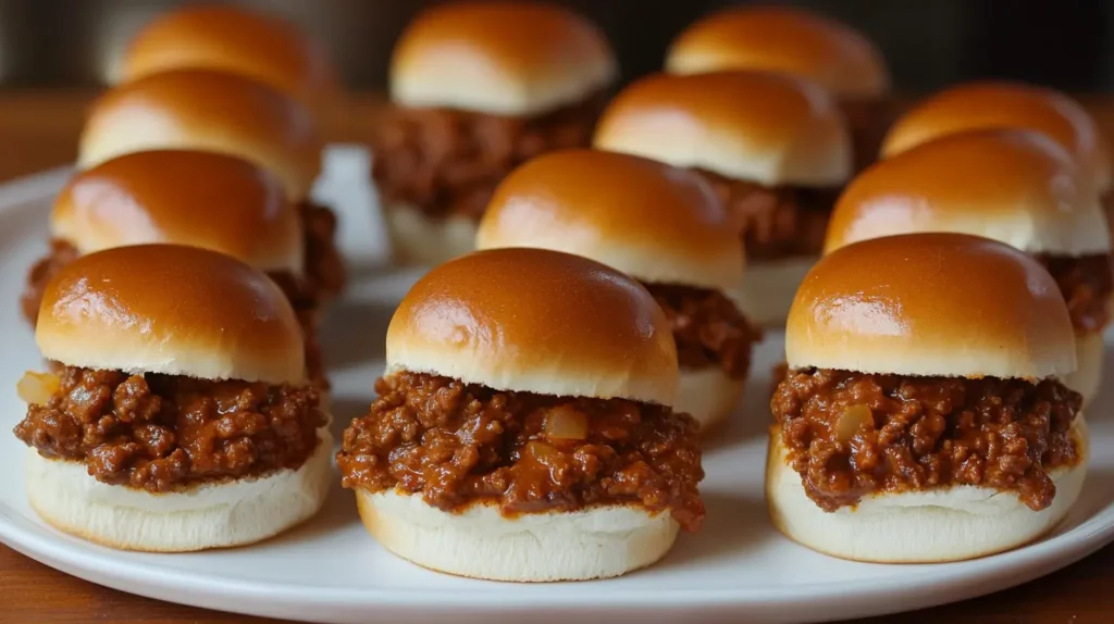 Sloppy Joe Sliders recipe
