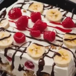 banana split cake recipe