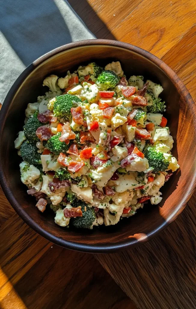 broccoli cauliflower salad