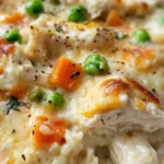 cheesy chicken and rice casserole