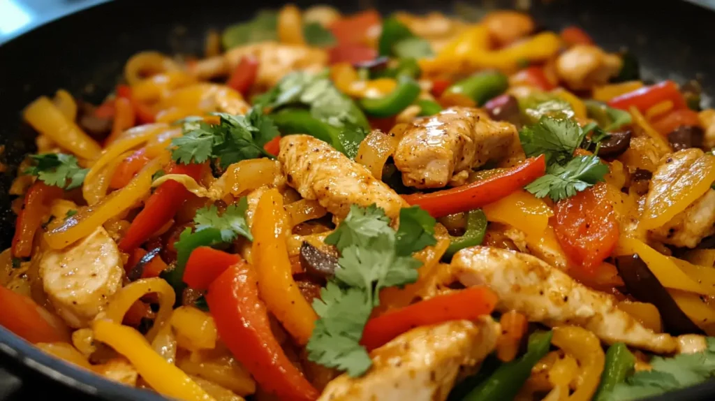 chicken fajita pasta