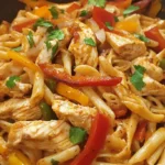 chicken fajita pasta