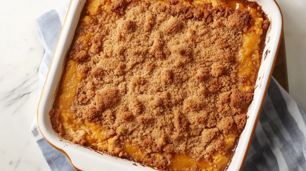 pumpkin dump cake recipe