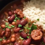 slow cooker red beans and rice