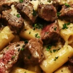 steak and pasta