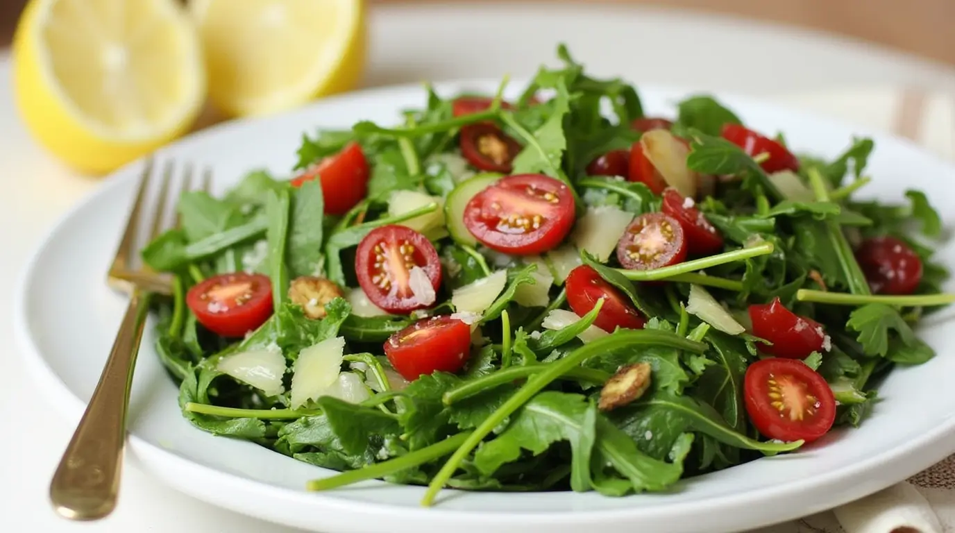 Arugula Salad with Lemon Vinaigrette
