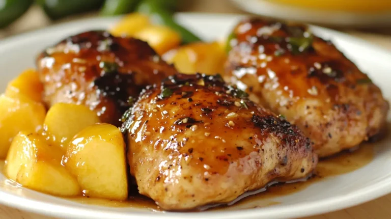 Jalapeño Peach Chicken