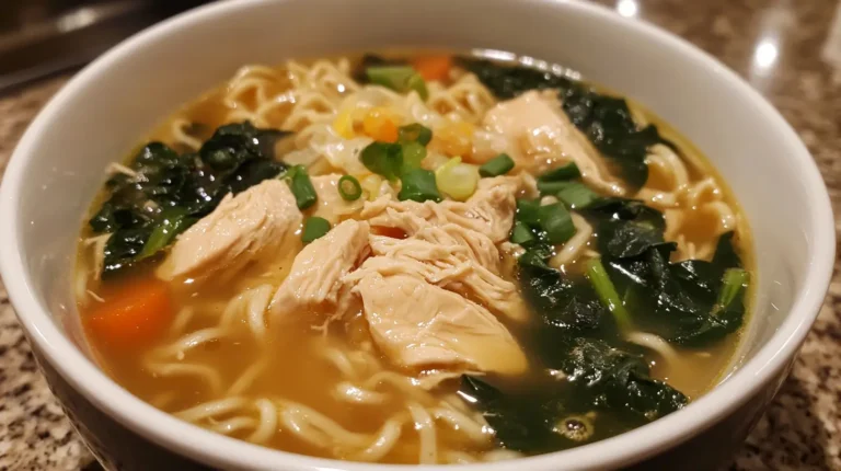 Miso Chicken Noodle Soup