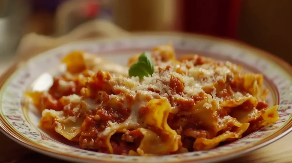 Cheesy Lasagna Sheet Pasta