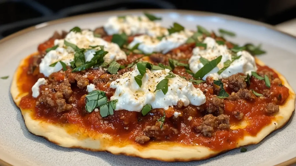 Lasagna Flatbread