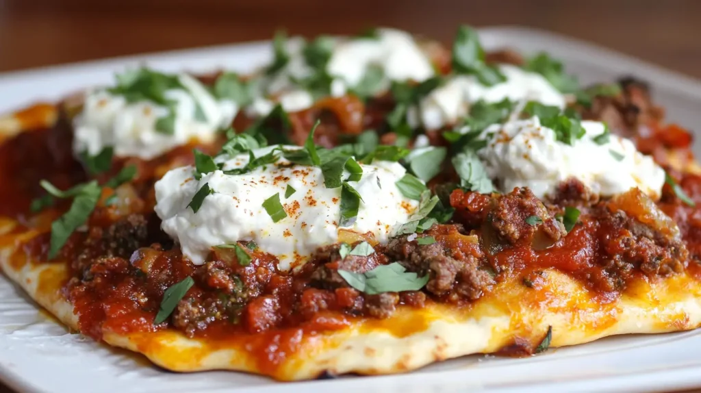 Lasagna Flatbread Recipe