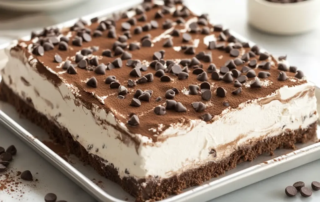 Mocha Chip Icebox Cake