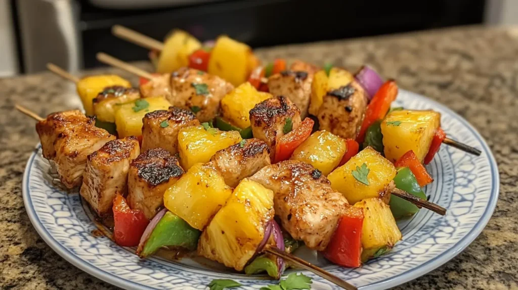 Pineapple Chicken Kabobs