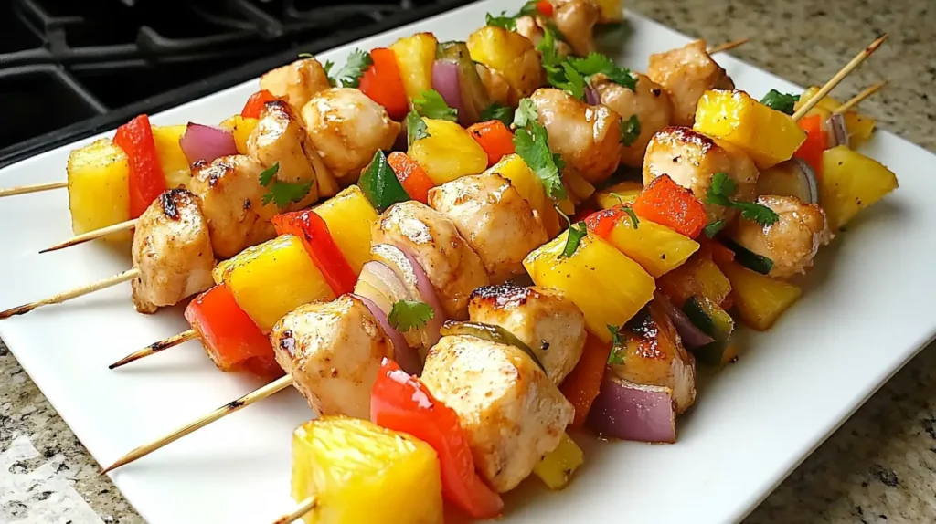 Pineapple Chicken Kabobs Recipe