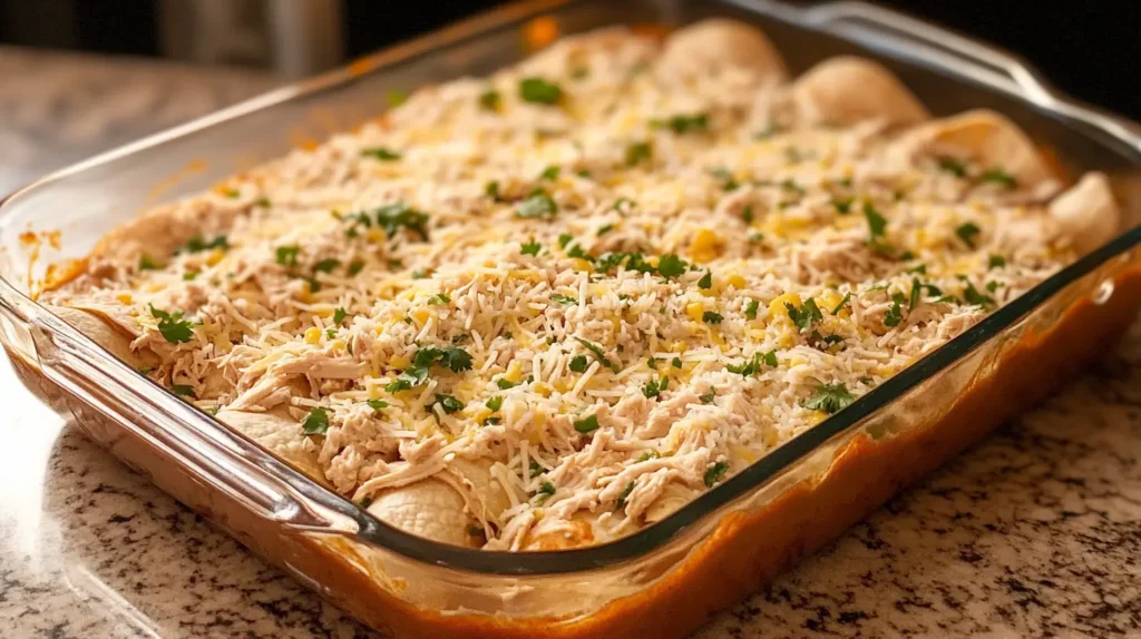 Rotisserie Chicken Enchiladas